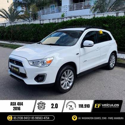 MITSUBISHI ASX 2.0 4X4 AWD 16V GASOLINA 4P AUTOMÁTICO MITSUBISHI ASX 2.0 4X4 AWD 16V GASOLINA 4P AUTOMÁTICO